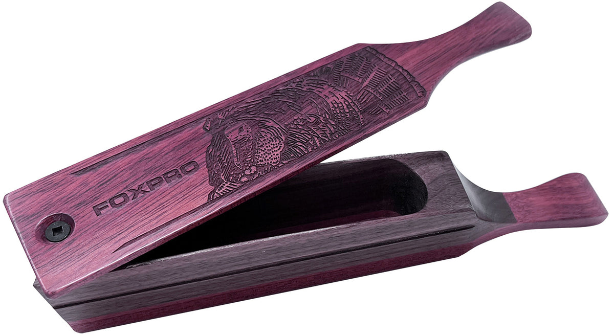 Foxpro TMPPH Turkey Box Call - Purple Heart Wood Construction