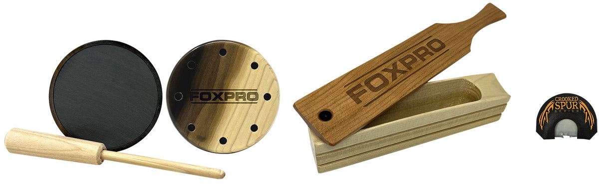Foxpro Turkey Combo Call Pack with Box, Pot, and Diaphragm Calls