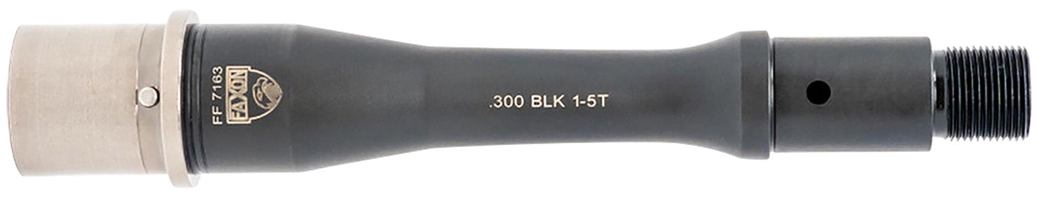 Faxon Firearms 300 BLK 6" Match Series Gunner Profile QPQ Nitride Stainless Barrel