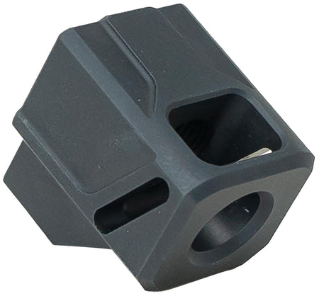 Faxon Firearms EXOS-513 Compensator 1/2x28 for Glock 19/17/34 Gen3 Black Nitride