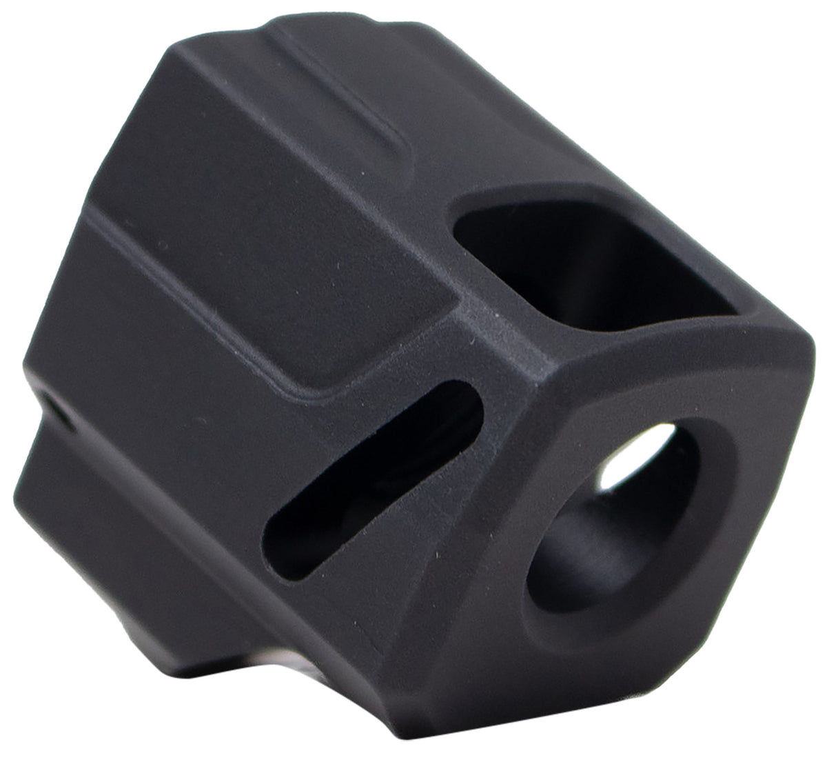 Faxon Firearms FFPACOMPSSS01 EXOS-525 Black Nitride Compensator 1/2"x28 1.125" OAL for Sig P365 & P365 XL