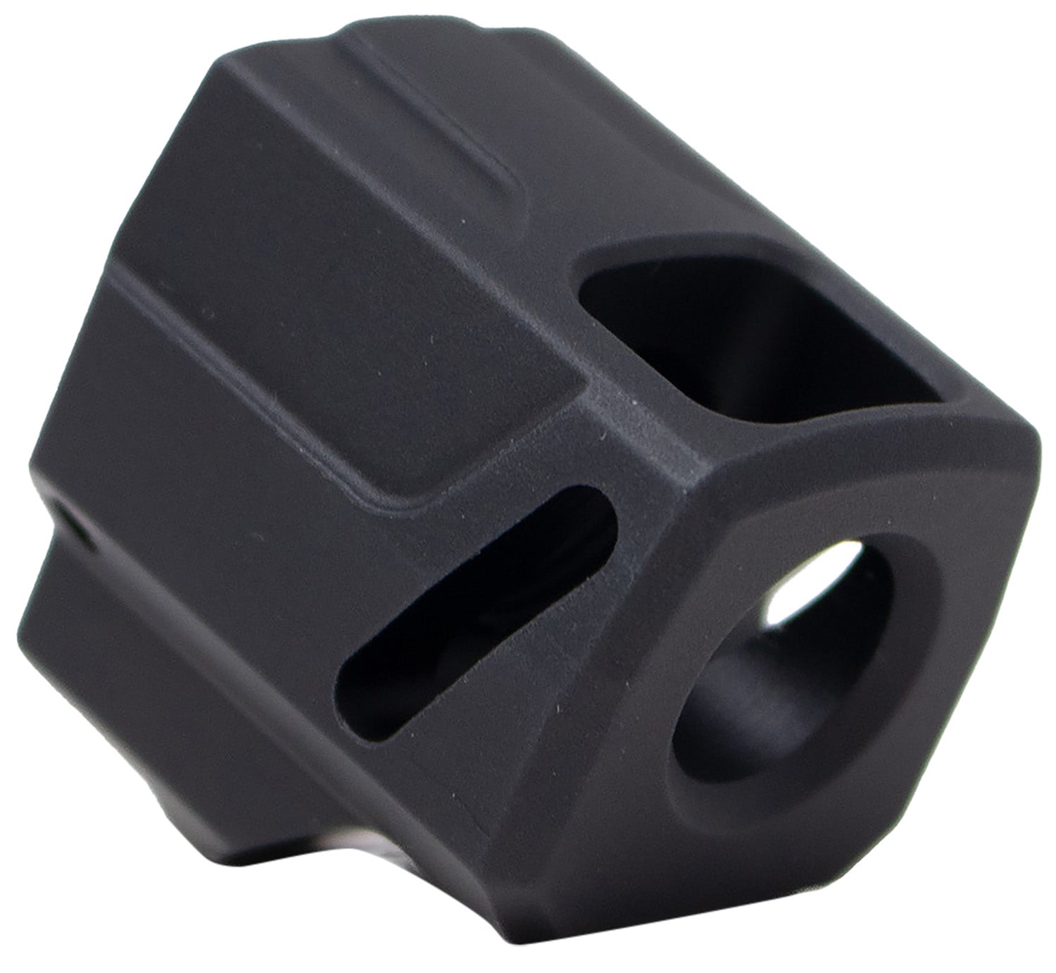 Faxon Firearms FFPACOMPSSS01 EXOS-525 Black Nitride Compensator 1/2"x28 1.125" OAL for Sig P365 & P365 XL