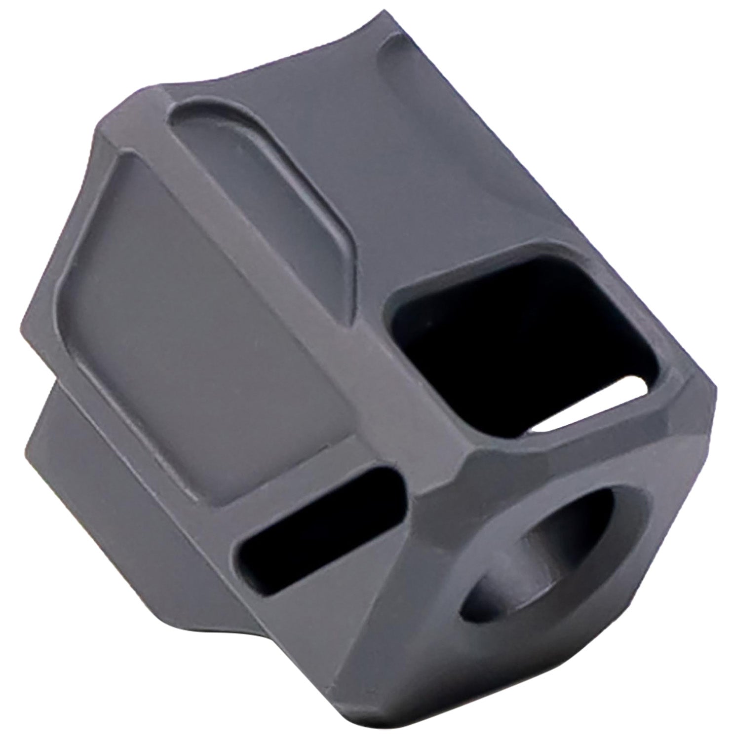 Faxon Firearms FFPACOMPSSG02 EXOS-533 Black Nitride Compensator 1/2"x28 1.218" OAL for Glock 43X/48