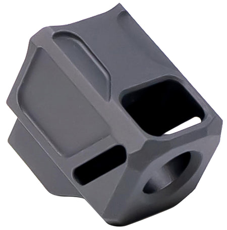 Faxon Firearms FFPACOMPSSG02 EXOS-533 Black Nitride Compensator 1/2"x28 1.218" OAL for Glock 43X/48