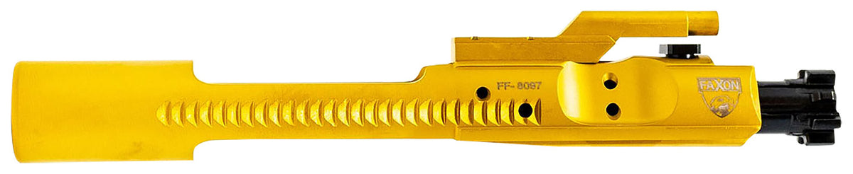 Faxon Firearms FF556BCGCNITRIDETIN M16 Bolt Carrier Group .223/5.56 TiN PVD 9310 Steel AR-15