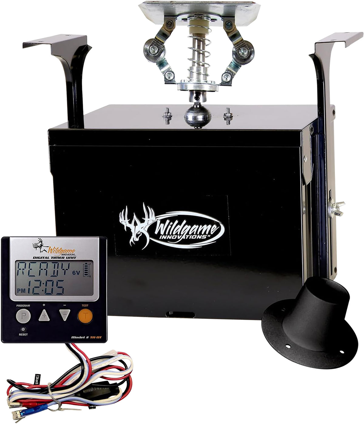WGI WGIPU0032 Evolution Digital Wildlife Feeder Kit 6 Programs 1-30 Sec Black