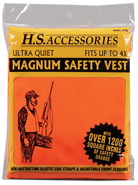 Hunters Specialties Magnum Orange Safety Hunting Vest 4XL