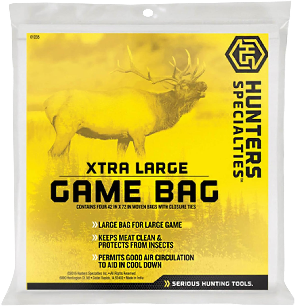 Hunters Specialties XL Deluxe Heavy-Duty Canvas Game Bag 42x72 Elk Caribou Deer