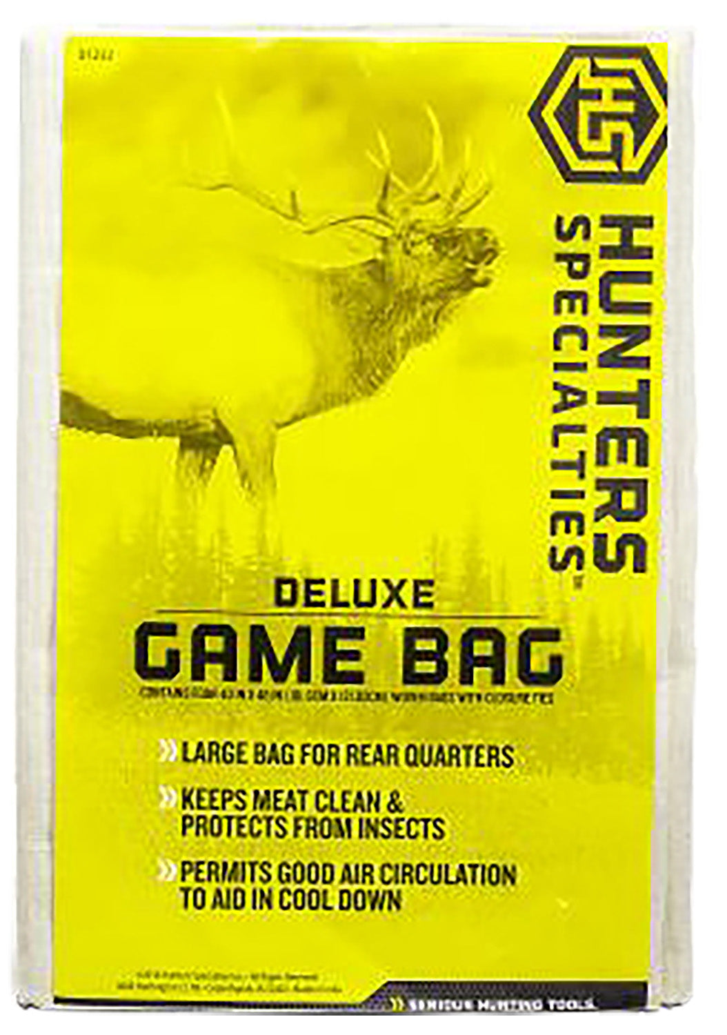 Hunters Specialties Deluxe White Canvas Game Bag 40 x 48 In for Elk Moose Caribou