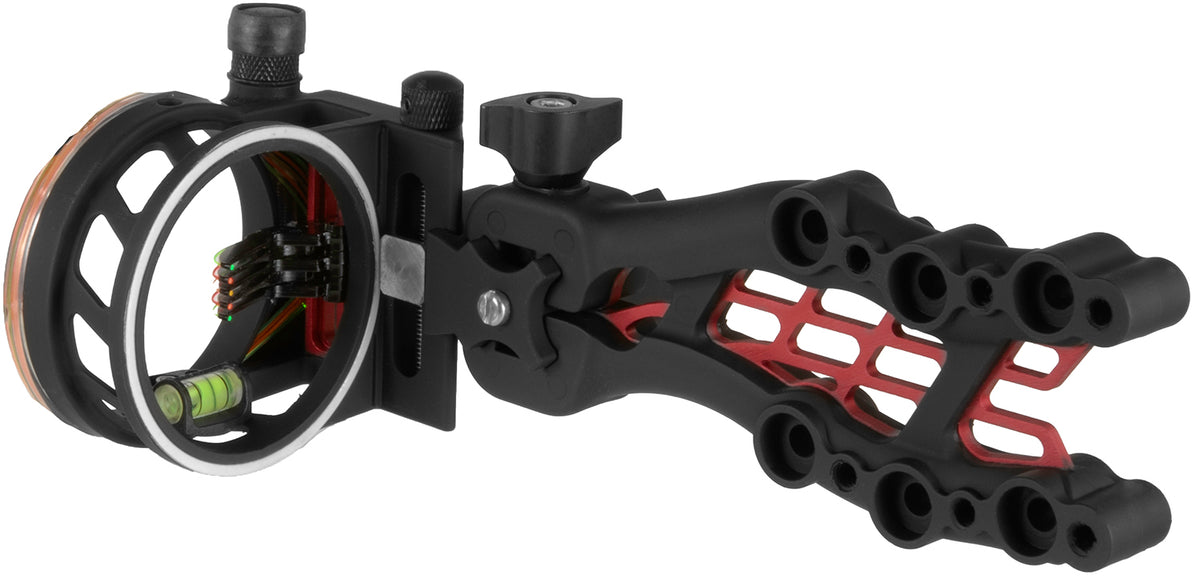 TruGlo TG7415B Carbon Hybrid 5-Pin Archery Sight Standard Adjustable Black