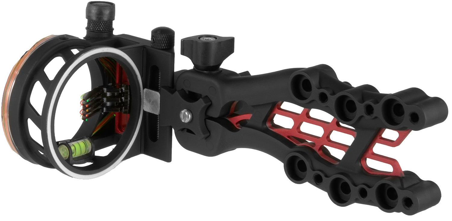 TruGlo TG7415B Carbon Hybrid 5-Pin Archery Sight Standard Adjustable Black