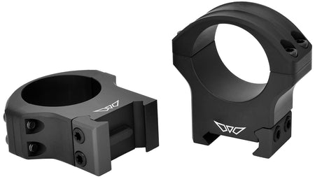 Warne 8515M 30mm High HyperLite MagnaFusion Alloy Matte Black Scope Rings Maxima/Weaver/Picatinny