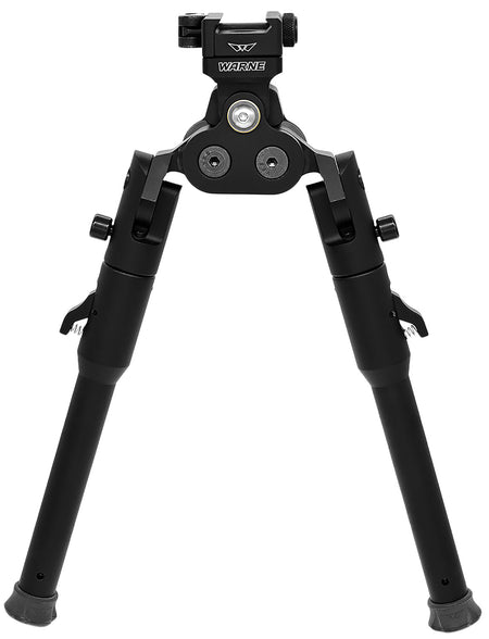 Warne 7921M Skyline Pro QD Picatinny Bipod Black Anodized Aluminum Lite Legs
