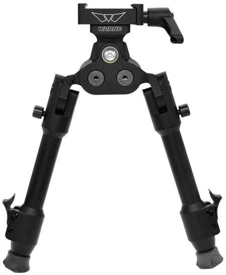 Warne 7924M Skyline Pro ARCA Bipod Black Anodized Aluminum Precision Legs
