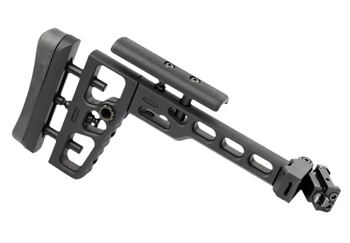 Samson 040614101 S.A.S Black Tactical Folding Picatinny Stock Adapter Tool-Free Adjustment