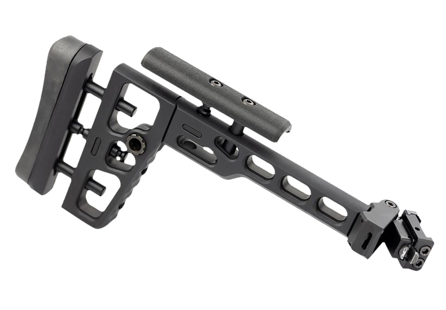 Samson 040614101 S.A.S Black Tactical Folding Picatinny Stock Adapter Tool-Free Adjustment