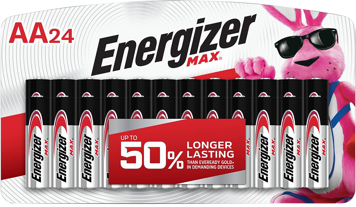 Energizer E91BP24V1 AA 1.5V Alkaline Max Batteries Pack of 24
