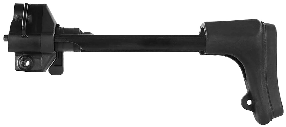 HK 227901 MP5 SP5 Three Position Folding Buttstock Black Rubber/Steel/Polymer