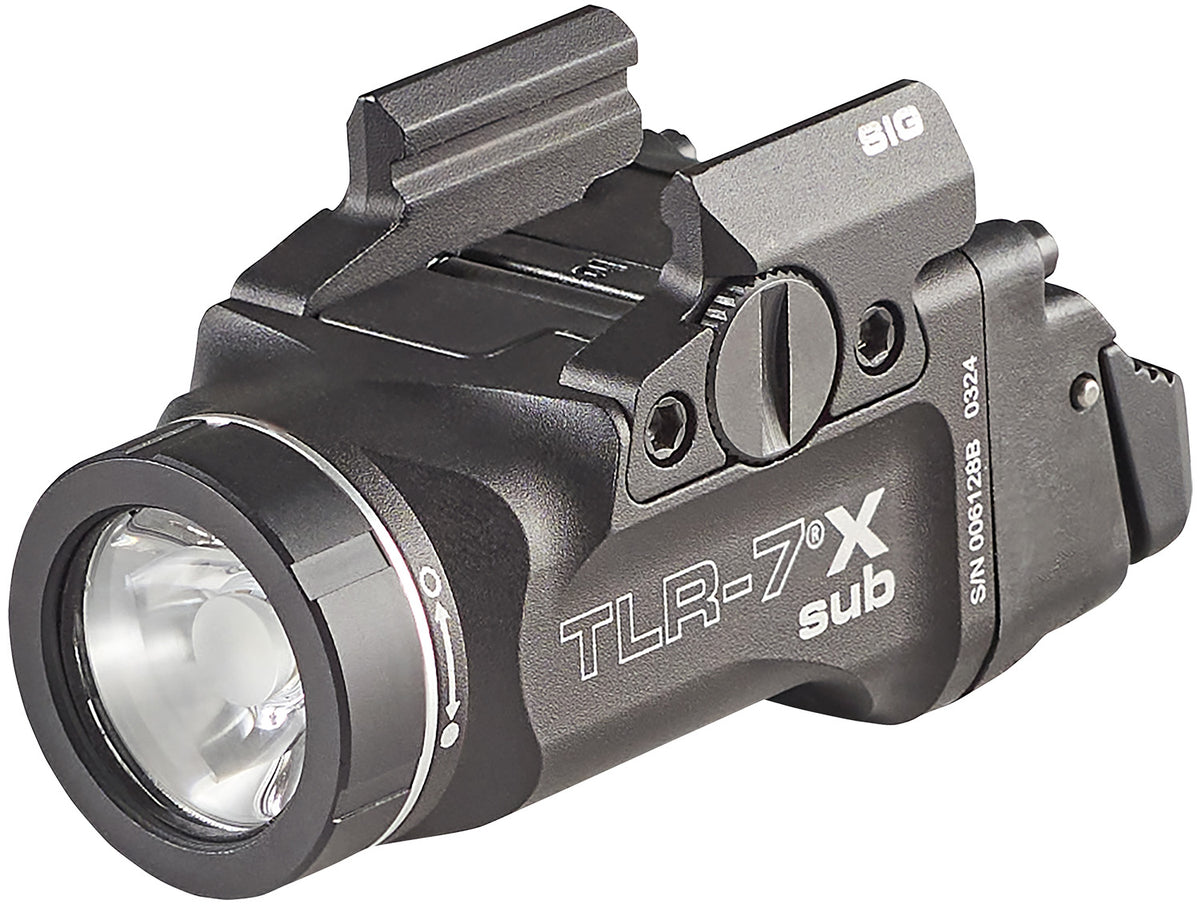 Streamlight 69406 TLR-7 X Sub USB 500 Lumen Tactical Gun Light Black Anodized Sig P365/XL