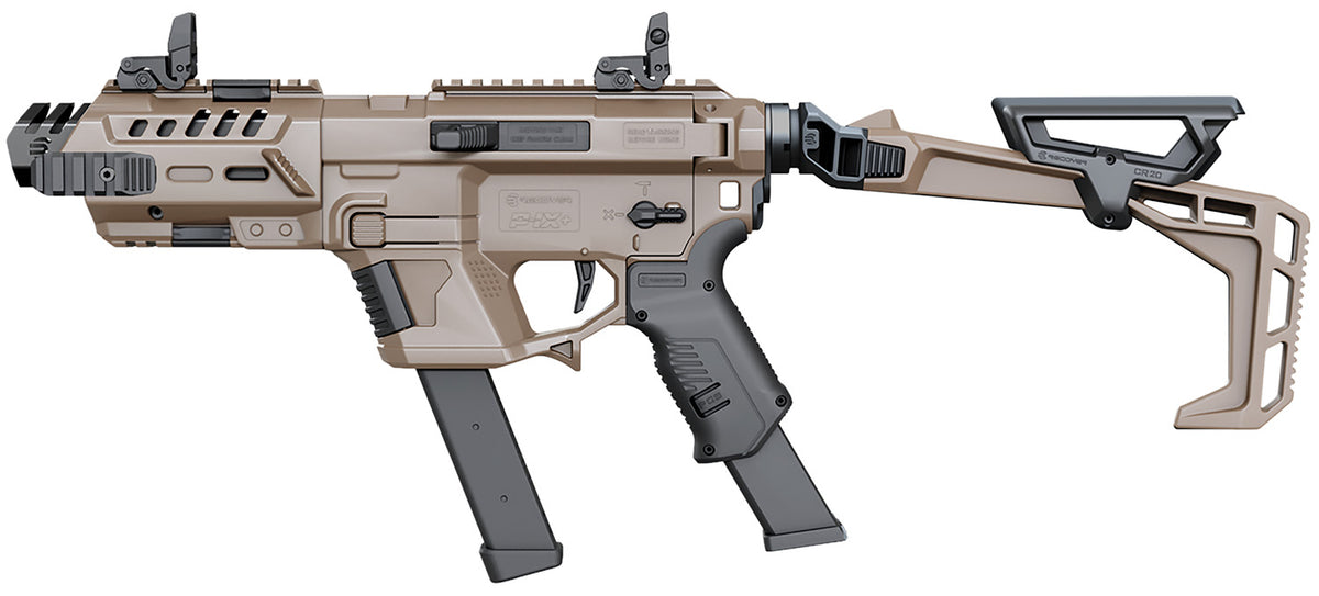 Recover Tactical Tan Metal Folding Stock Front Guard for P-IX+ Basic PG9
