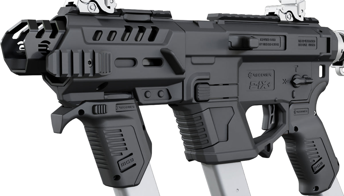 Recover Tactical P-IX+ MG PG9 SR20 Black Metal Front Guard PIXPMG01