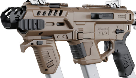 Recover Tactical P-IX+ MG PG9 SR20 Tan Metal Front Guard PIXPMG02