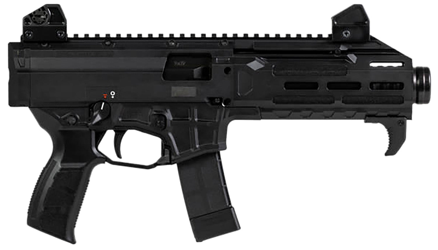 CZ-USA 91431 Scorpion 3+ 9mm Luger 20+1 7.80" Black Threaded Barrel, M-LOK Handguard, Picatinny Rail, Black Polymer Grip, Ambidextrous