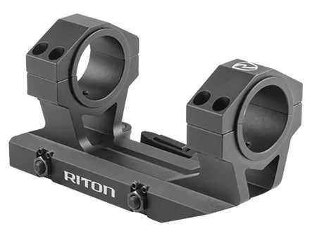 Riton Optics X34QD QD Cantilever One-Piece Scope Mount Black 34mm Tube Picatinny