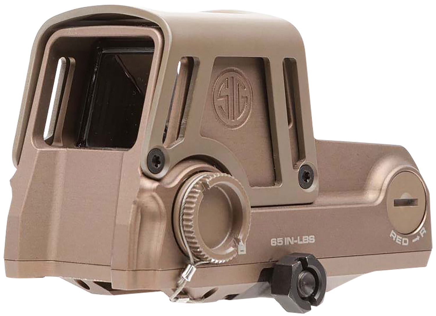 Sig Sauer Romeo9T Flat Dark Earth 1x38mm 1 MOA Red Dot 65 MOA Circle Enclosed Sight