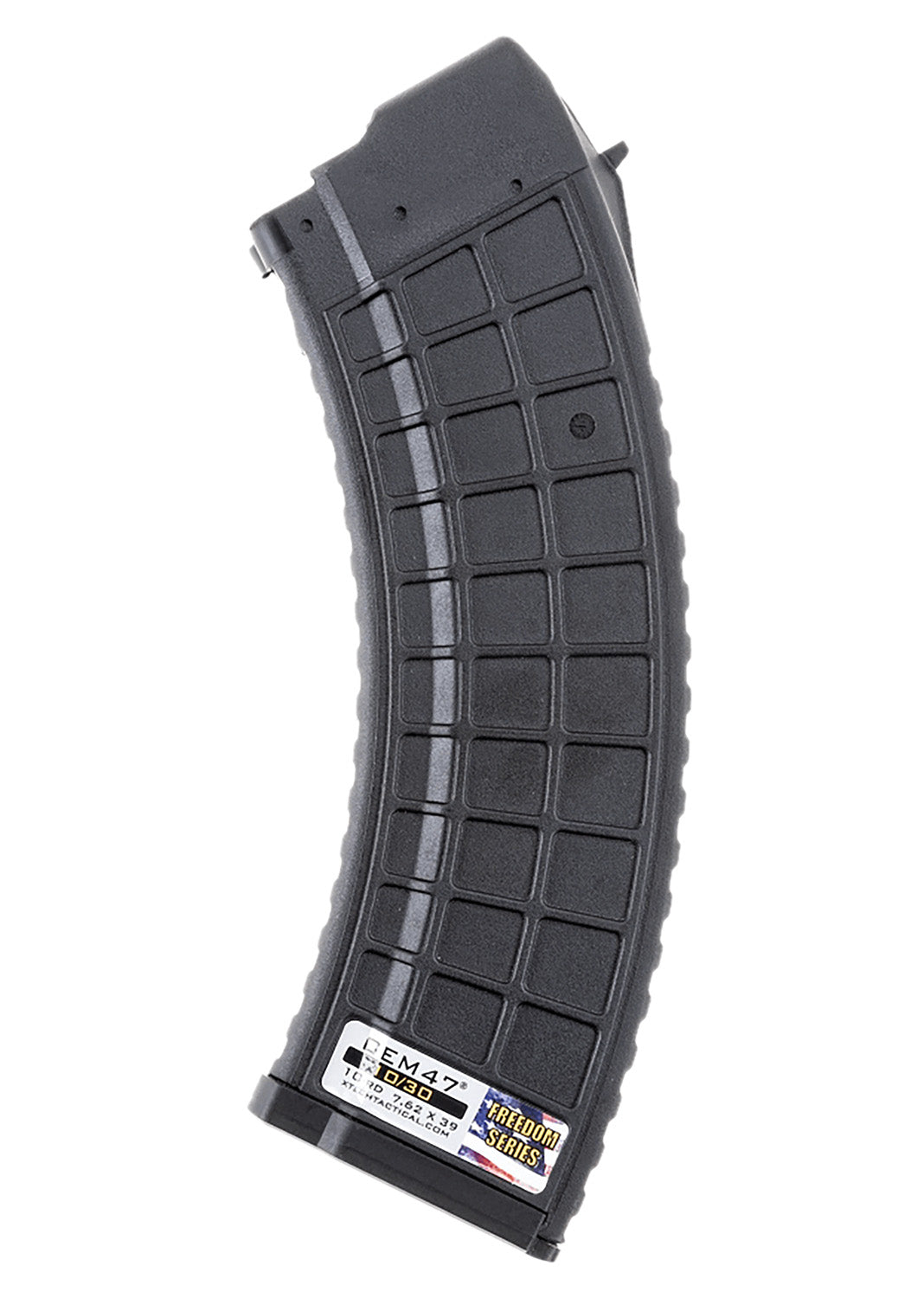Xtech Tactical Gen2 Freedom AK-47 Magazine 7.62x39 10/30rd Black Polymer