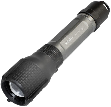 Police Security Zephyr-RS Gray 550 Lumens IPX7 Waterproof Rechargeable Flashlight