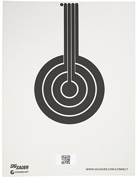 Sig Sauer SCT350 T300 Smart Bullseye Hanging Target Black/White