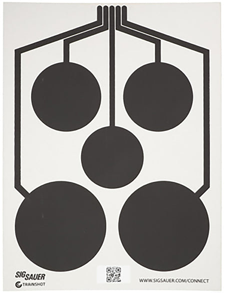 Sig Sauer SCT357 T300 Smart Multi Zone Hanging Target Black/White