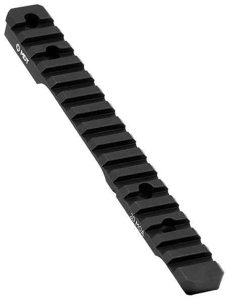 MDT 102357BLK 20 MOA Picatinny Rail Black Anodized 11" Long Fits Howa 1500 Long Action