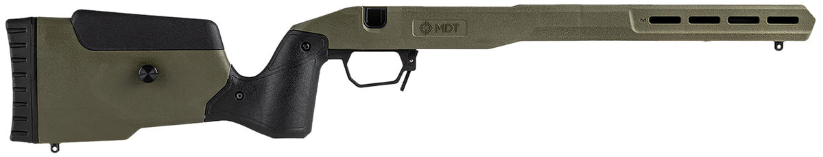 MDT Sporting Goods 106232ODG Oryx OD Green 6061-T6 Aluminum Chassis Ruger American SA