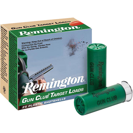 Remington 20 Gauge Shotgun Ammo Gun Club Target Loads 2.75 in 7/8 oz #9