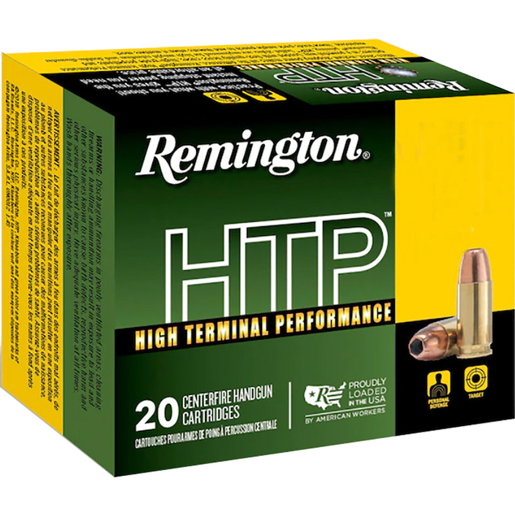 Remington HTP Semi Jacketed Hollow Point 110 Grain .38 Special 950 fps 047700497402