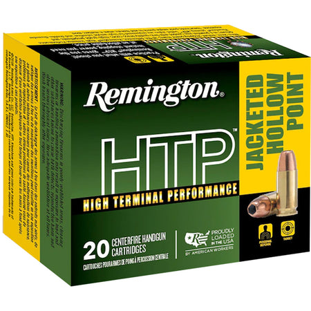 Remington HTP Jacketed Hollow Point 155 Grain .40 S&W 1205 fps 047700496801