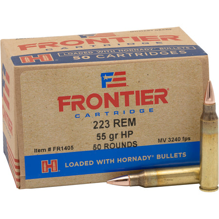 Frontier Cartridge .223 Remington Lake City Military Grade 55 grain Hollow Point Match ammunition