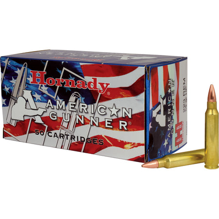 Hornady American Gunner Hollow Point 55 Grain .223 Remington 3240 fps 090255802375