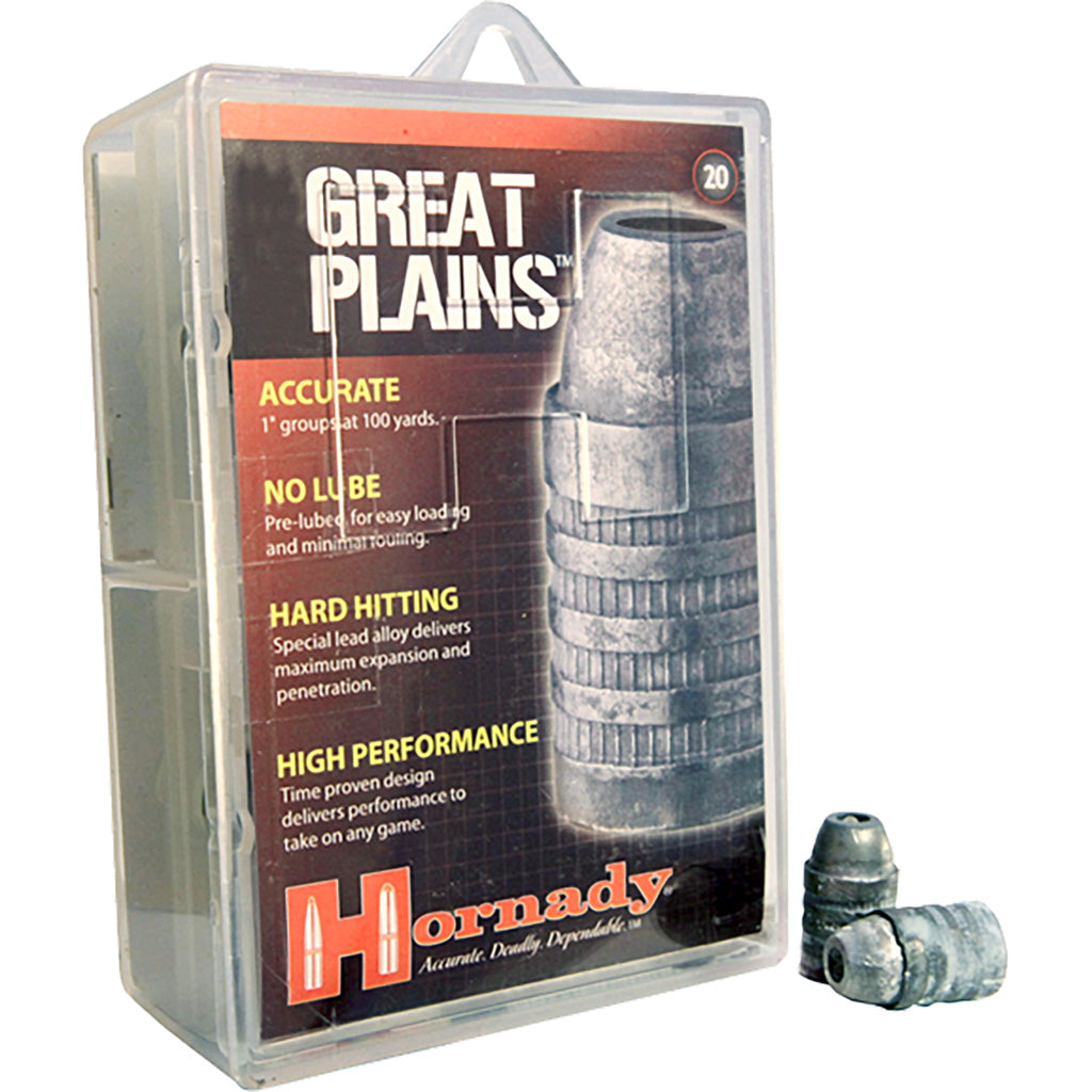 Hornady Great Plains Hollow Point 50 Cal. 385 gr. Muzzleloader Bullets 20 rd.