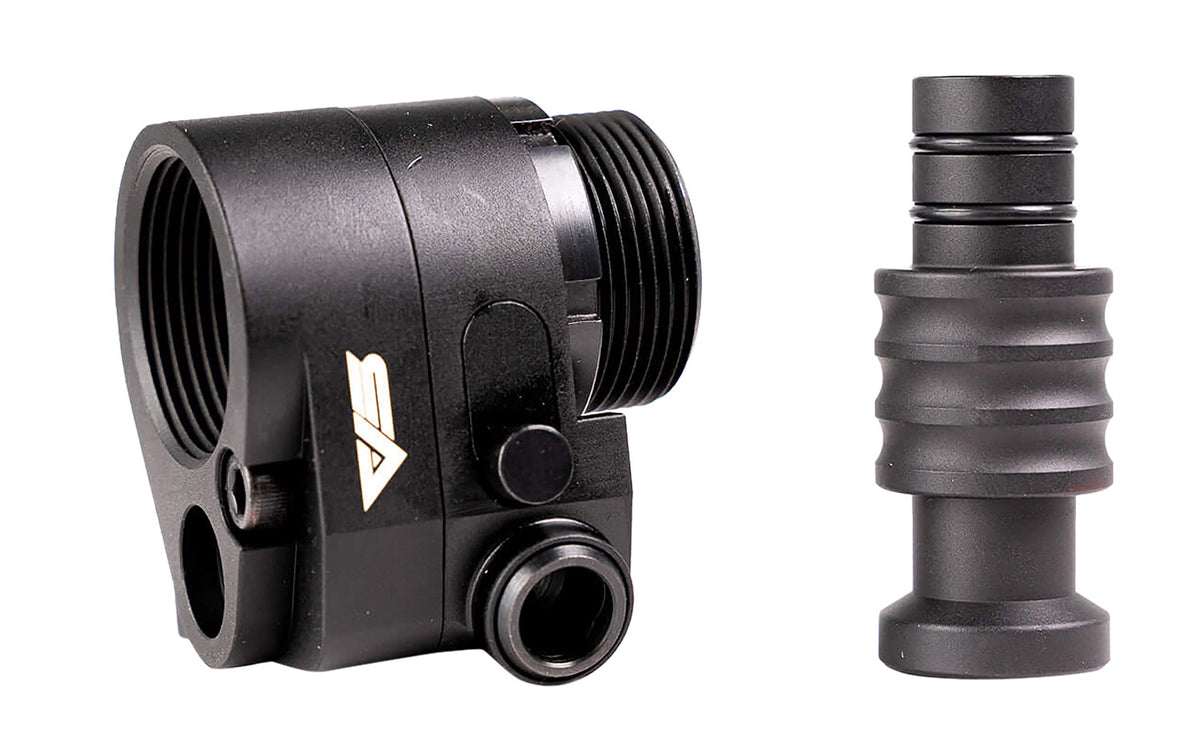 Sylvan Arms Gen 4 Right-Fold Folding Stock Adapter for AR Platforms, Black