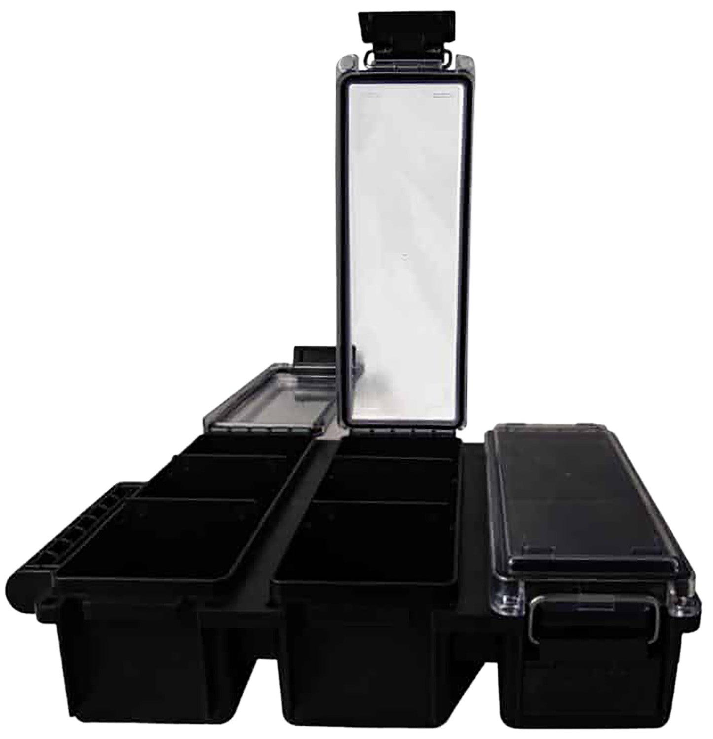 Berry's 68911 Triple Modular Ammo Can Black Injection-Molded Plastic
