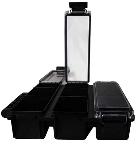 Berry's 68911 Triple Modular Ammo Can Black Injection-Molded Plastic