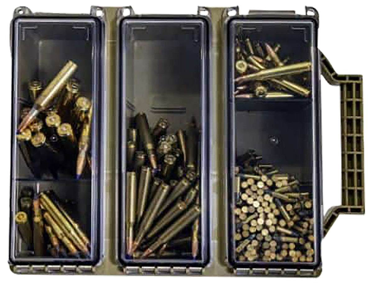 Berry's 33805 Triple Modular Ammo Can Tan Injection-Molded Plastic