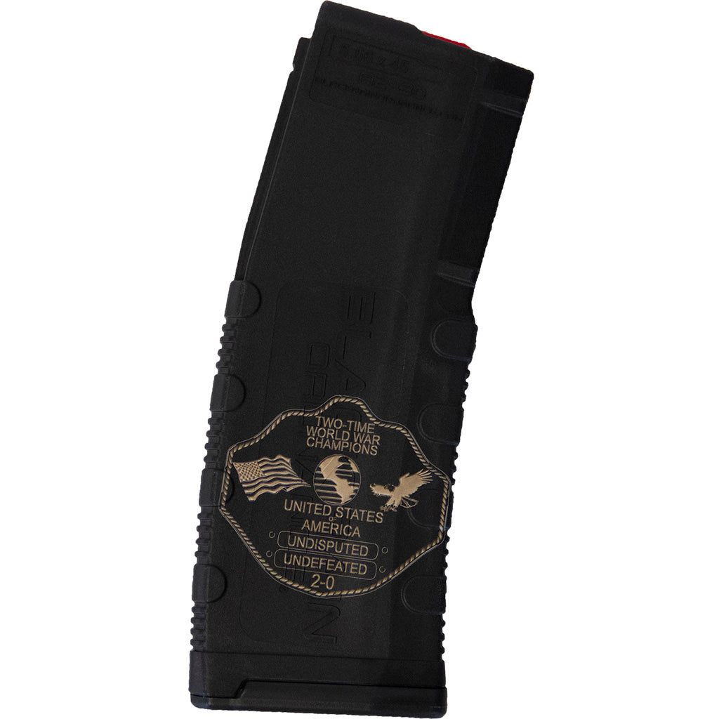 Black Rain Ordnance AR-15 30-Round Polymer Magazine 2 Time Champions Laser Engraved