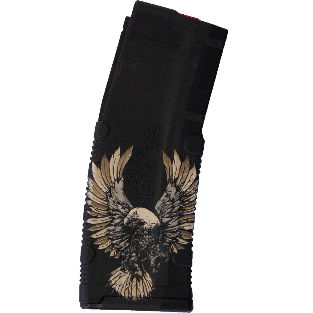 Black Rain Ordnance American Flag Eagle Laser Engraved AR-15 Magazine 30 rd.