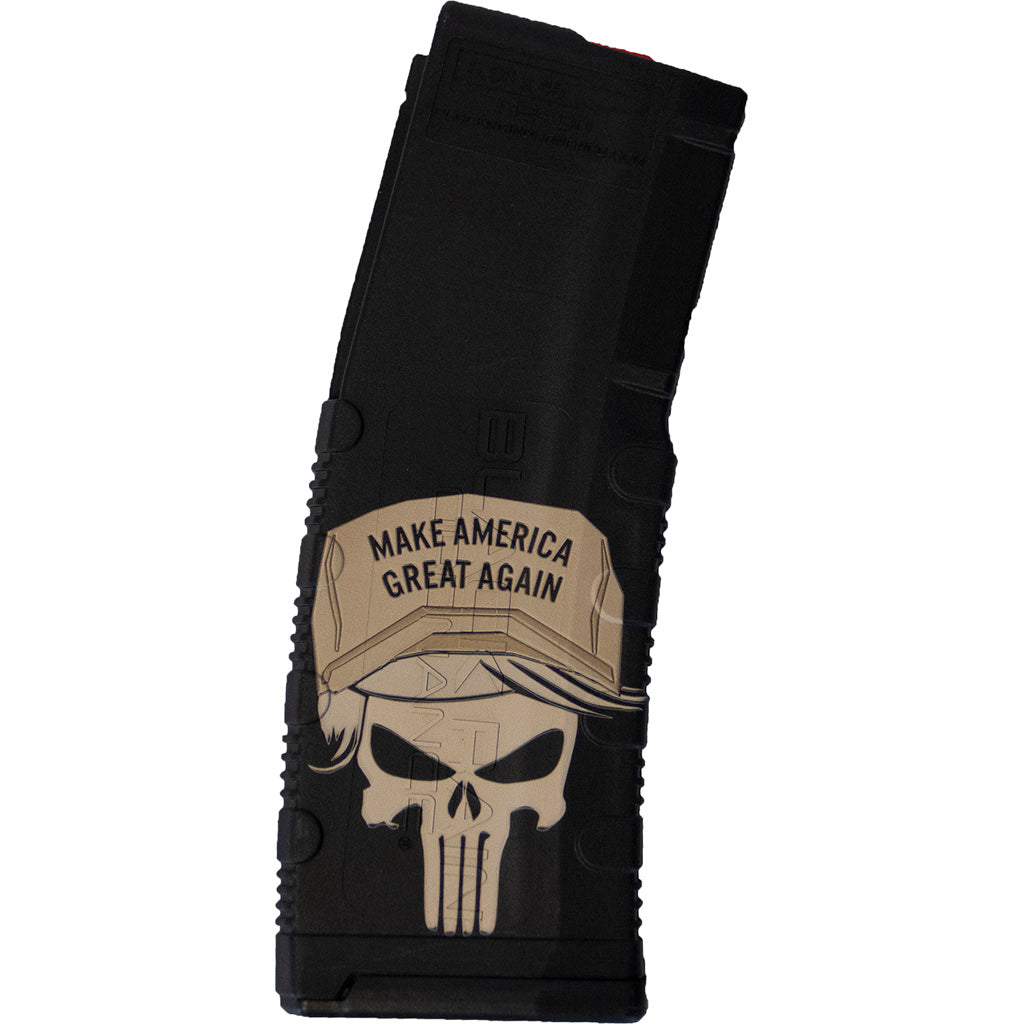 Black Rain Ordnance Trump Punisher Laser Etched AR-15 30-Round Polymer Magazine