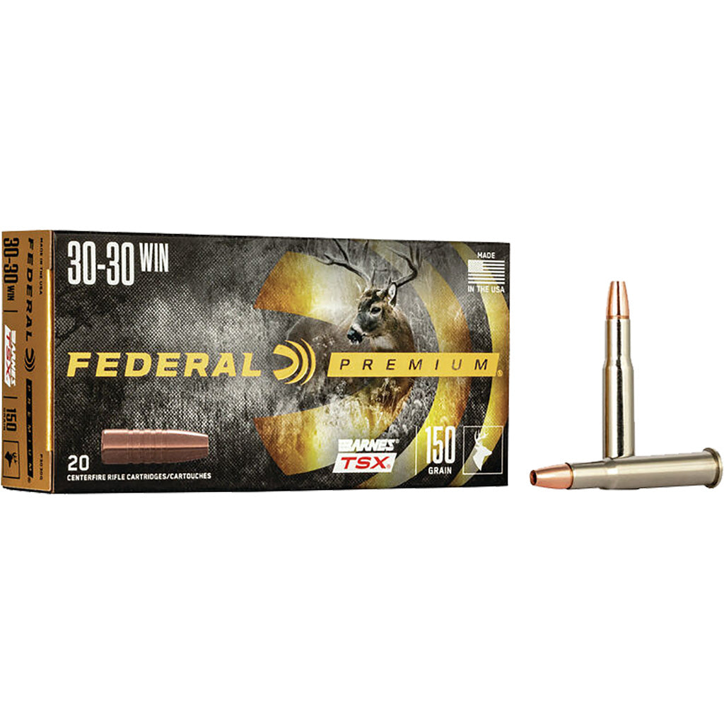 Federal Premium Barnes TSX 150 Grain .30-30 Winchester 2220 fps 029465060343