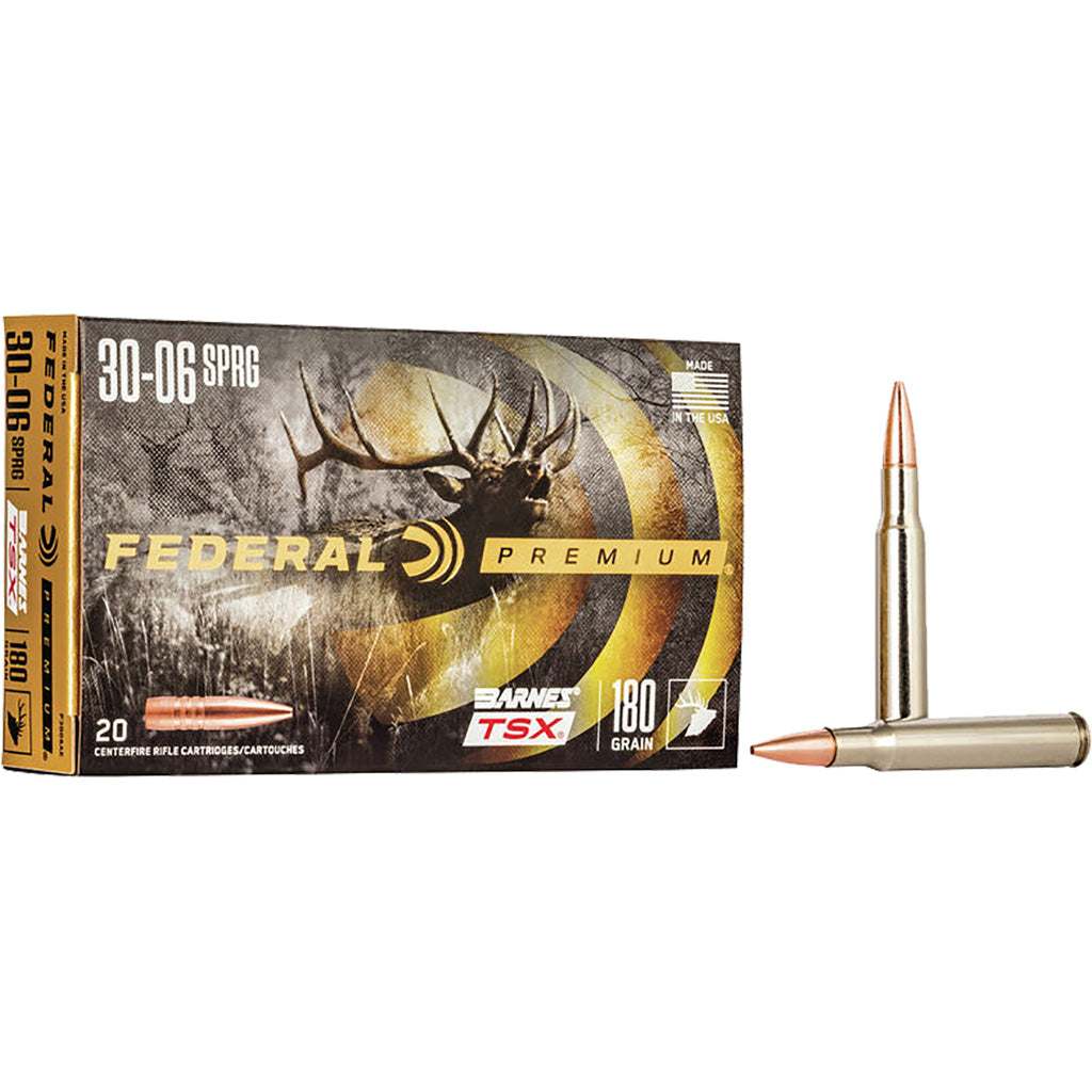 Federal Premium Barnes TSX 180 Grain .30-06 Springfield 2700 fps 029465097196